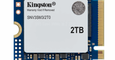 Kingston fügt der NV3 PCIe 4.0 NVMe SSD einen neuen Formfaktor hinzu