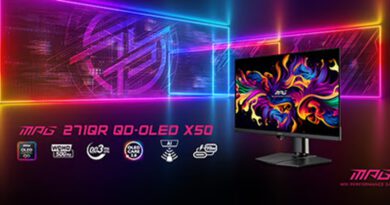 MPG 271QR QD-OLED X50: MSI präsentiert QD-OLED Gaming-Monitor mit moderner KI-Technologie