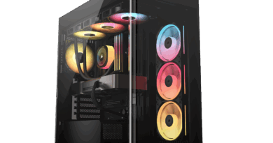 CORSAIR Introduces the FRAME 4500x with Wraparound Panoramic Glass for Showstopper PC Builds