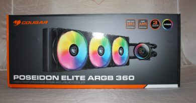 Unboxing & Ersteindruck: COUGAR Poseidon Elite ARGB 360