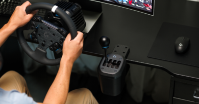 Schalte um in Realismus. Wir stellen vor: den Logitech G RS H-Shifter